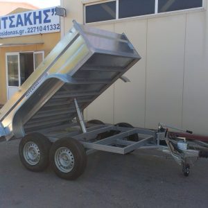 Ανατρεπομενη μπαγκαζιερα 150Χ250Χ50 με φρενο μεανατροπη 2Χ1000 Κ1834 7